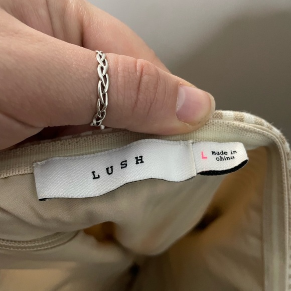 Lush Strapless Dress Women’s Size L - Picture 6 of 6